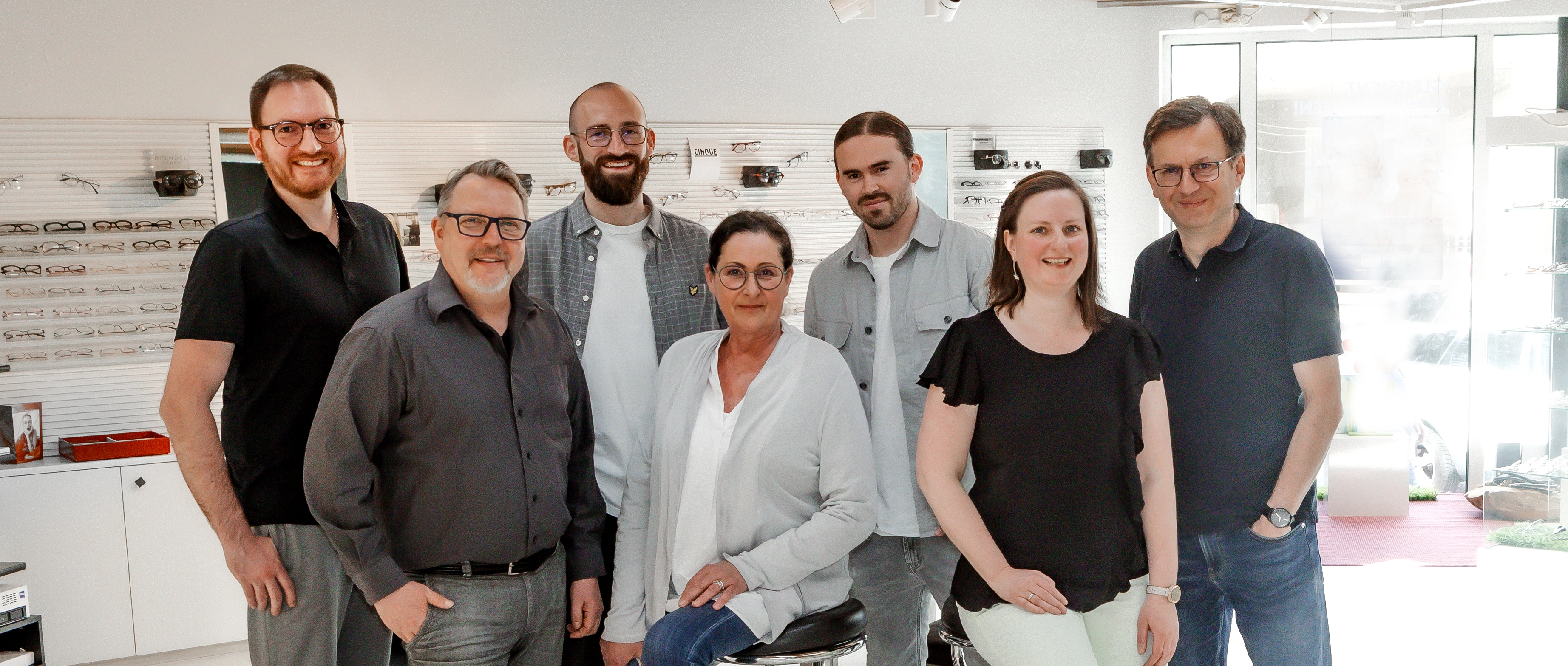 Das Team vom Optikhaus Optikfamilie in Nürnberg